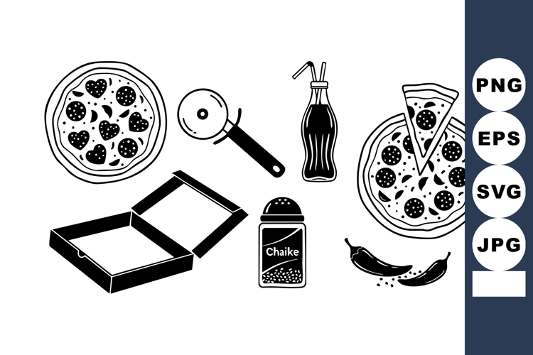 Pizza Vector Image 7