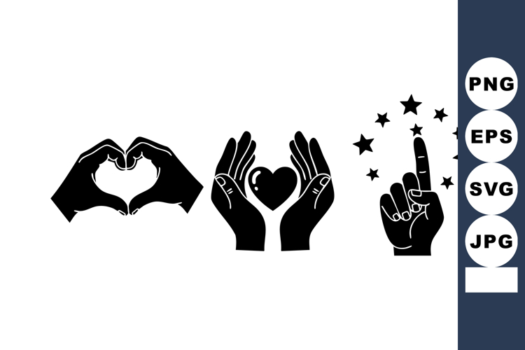 Holding Hands Silhouette Image 24