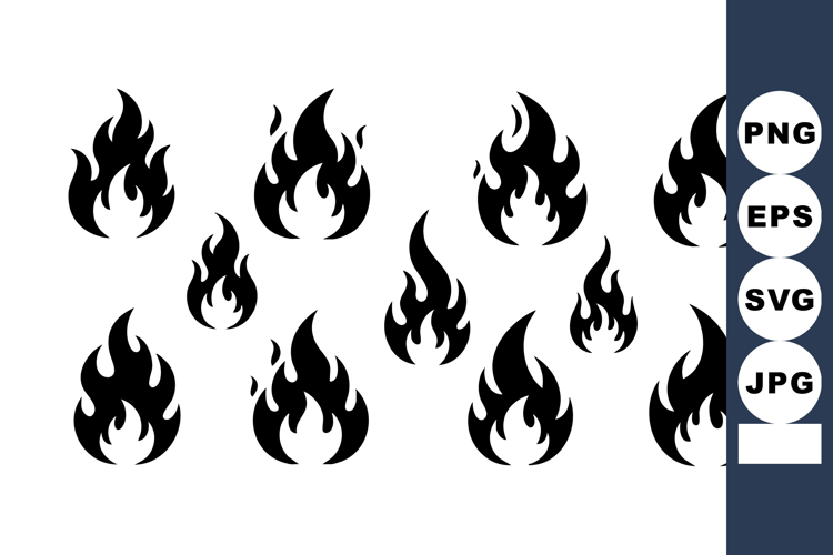 Flame Vector Image 19