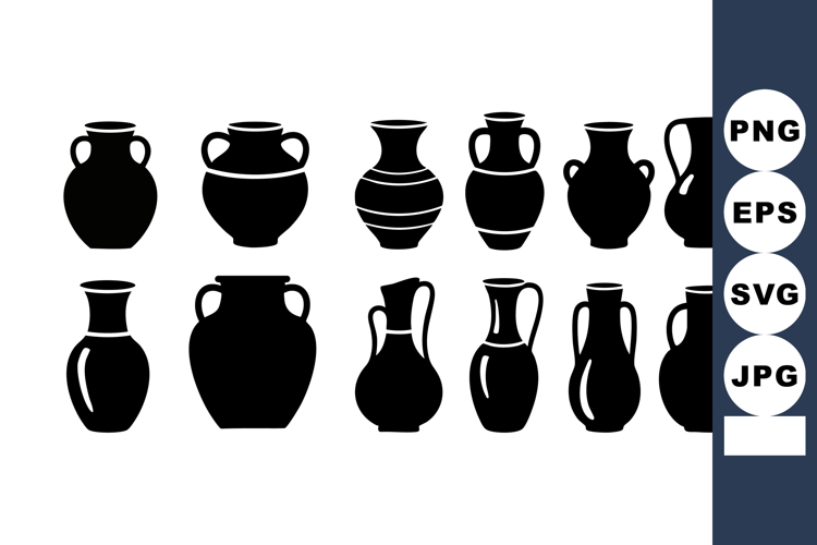 Vase Silhouette Image 6