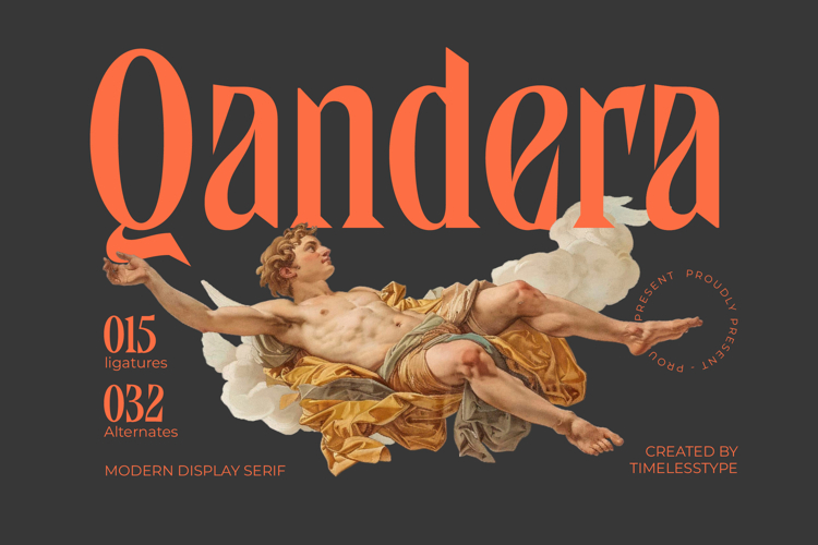 Qandera - Modern Display Serif Font