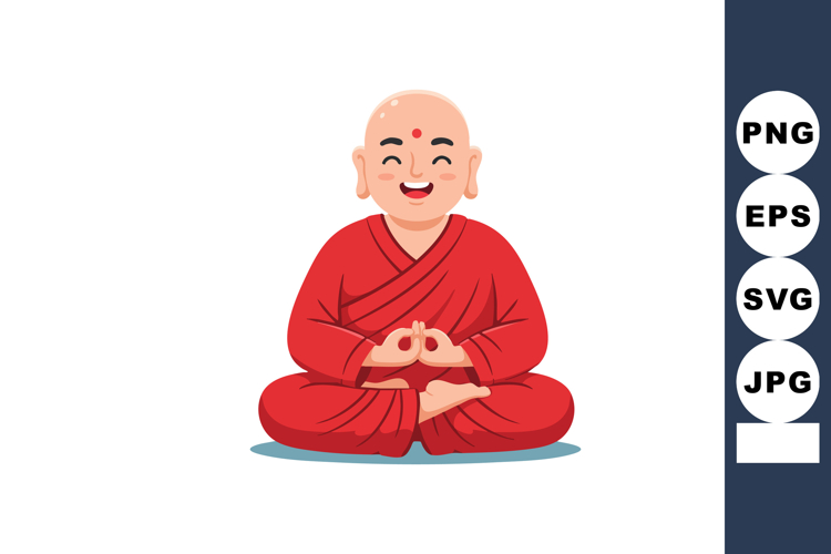 Meditation Clipart Image 24