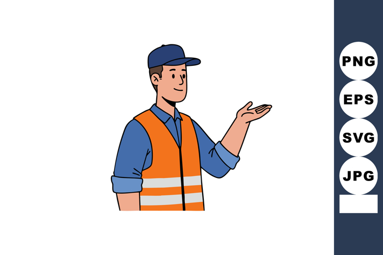 Construction Worker Clipart Image 24