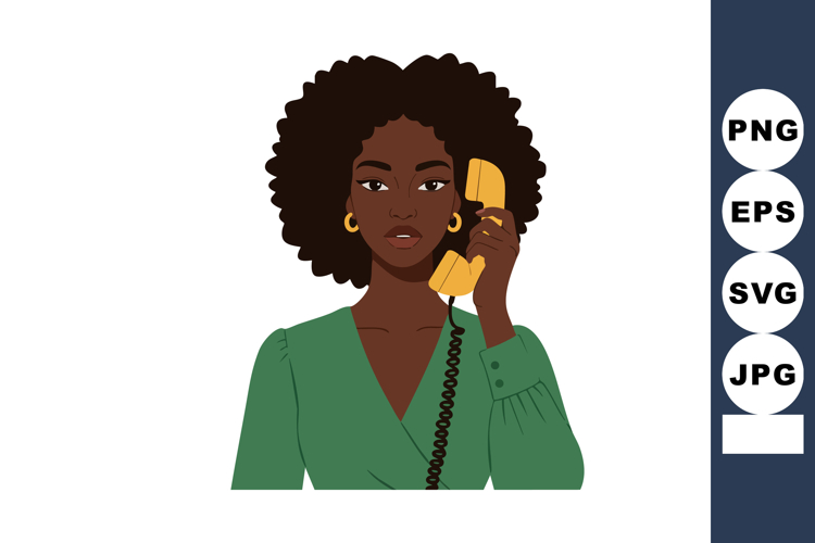Afro Clipart Image 3