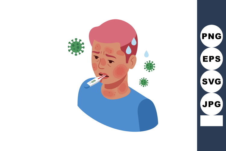 Sweating Clipart Image 13