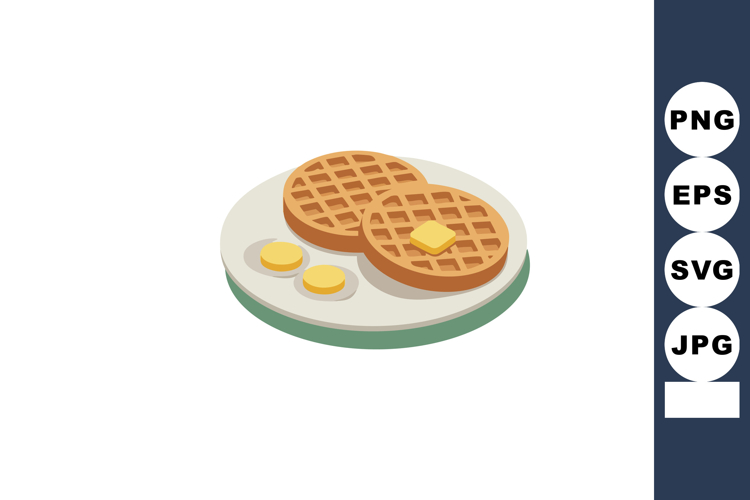 Waffles Clipart Image 2