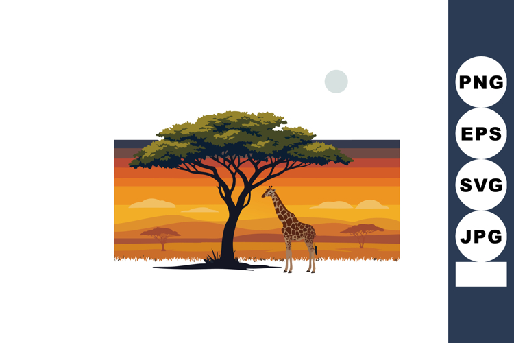 Giraffe Clipart Image 11