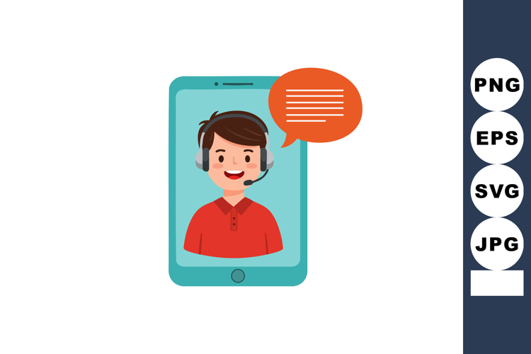 Call Clipart Image 6