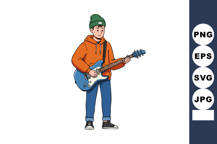 Guitar Clipart Image 14