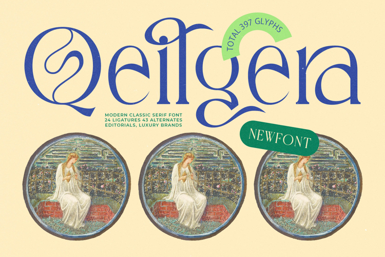 Qeilgera - Modern Classic Serif Font