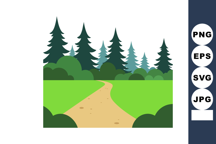 Pine Trees Clipart Image 6
