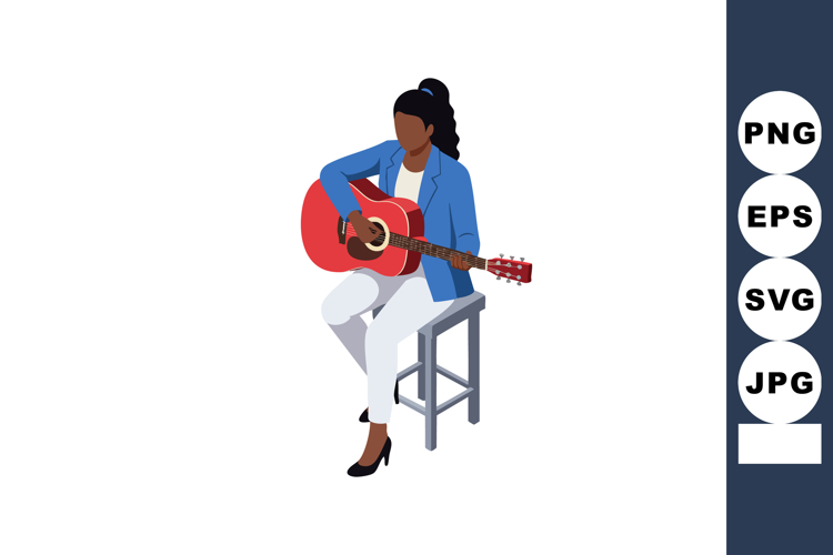 Guitar Clipart Image 16