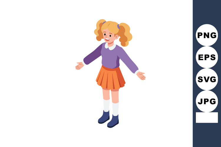 Girl Clipart Image 4