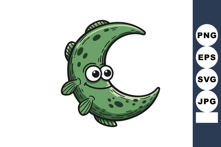 Crescent Moon Illustration Image 22