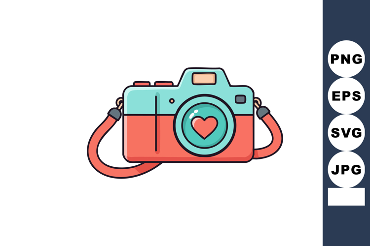 Vintage Camera Clipart Image 20