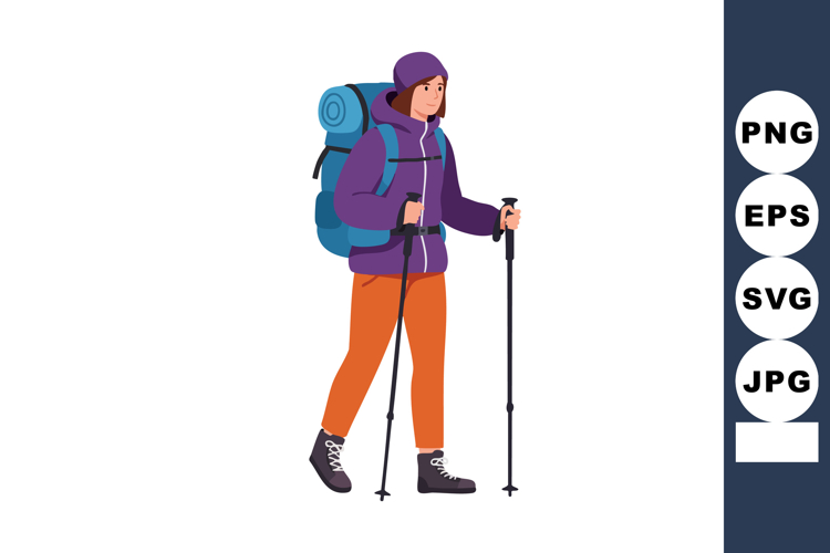 Hiking Clipart Image 6