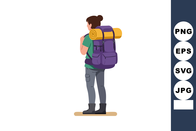 Hiking Clipart Image 3
