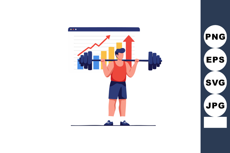 Weightlifting Clipart Image 15