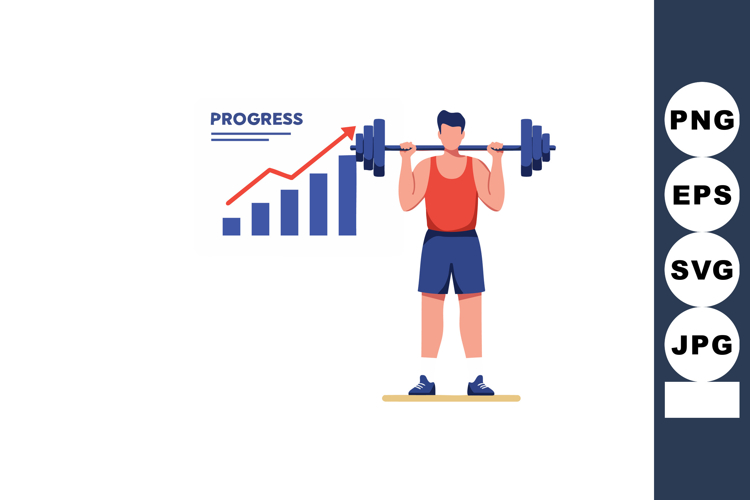 Weightlifting Clipart Image 14