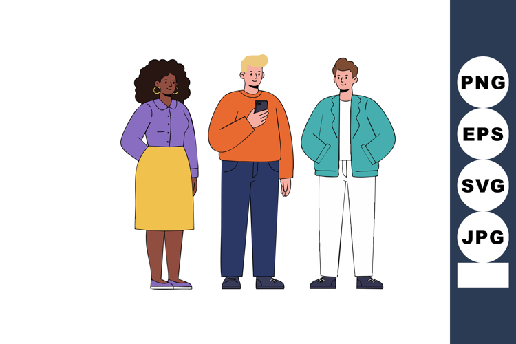 Group Of People Clipart Image 24