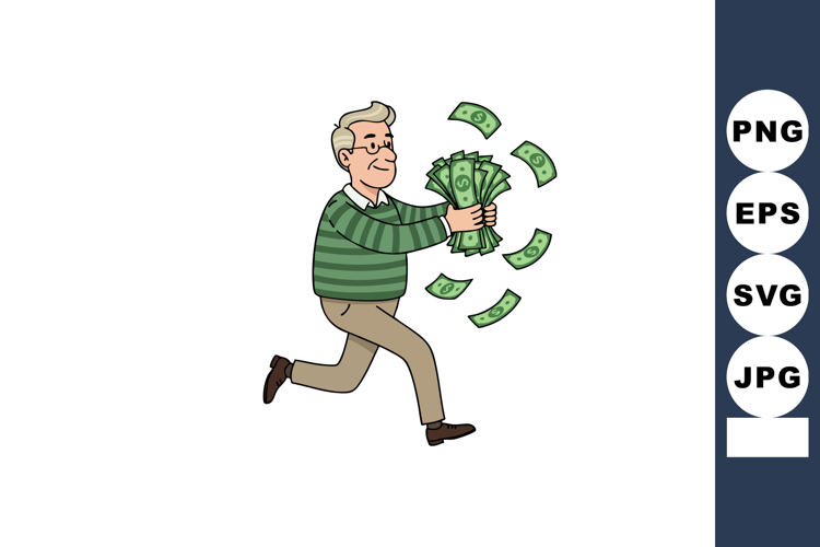 Running Man Clipart Image 22
