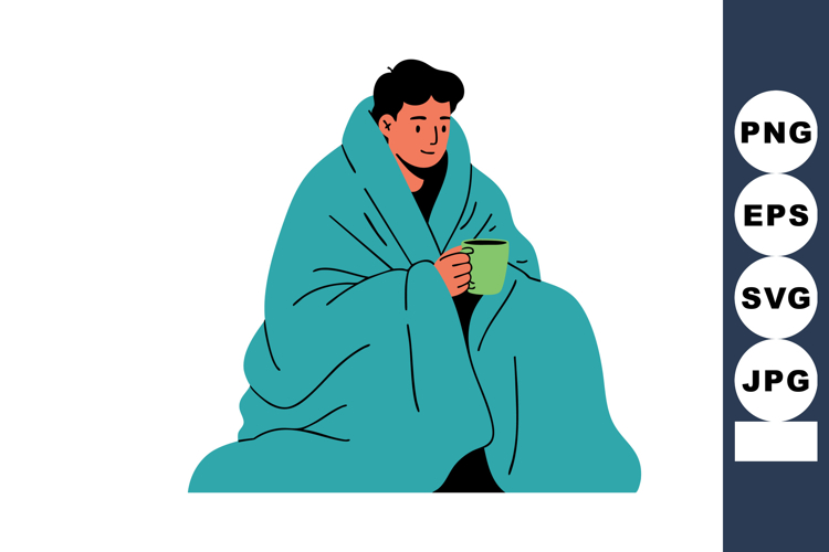 Blanket Clipart Image 14