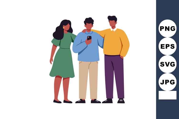 Friends Clipart Image 7