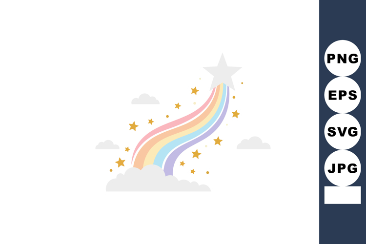 Shooting Star Clipart Image 4