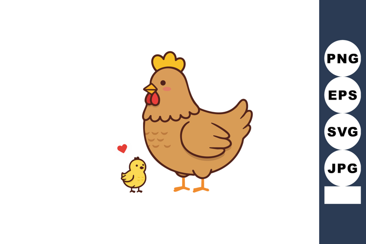 Hen Clipart Image 3
