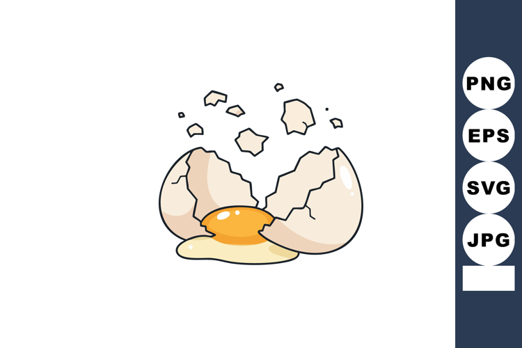 Cracked Egg Clipart Image 18