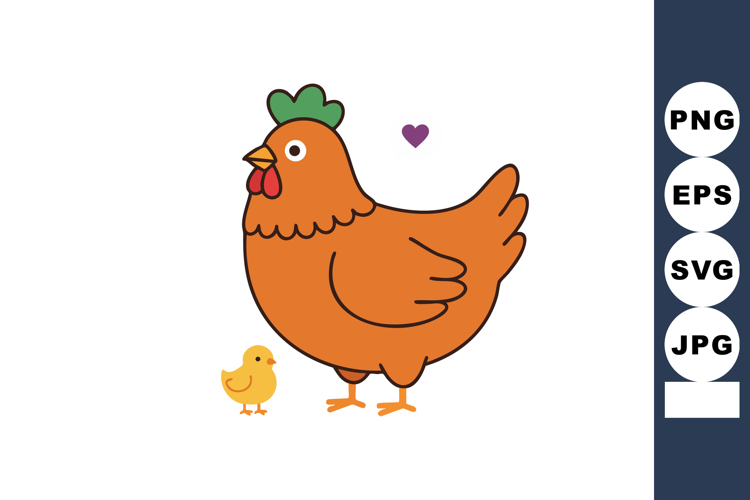 Hen Clipart Image 2