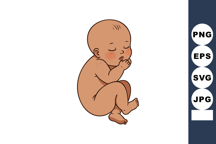 Newborn Clipart Image 4