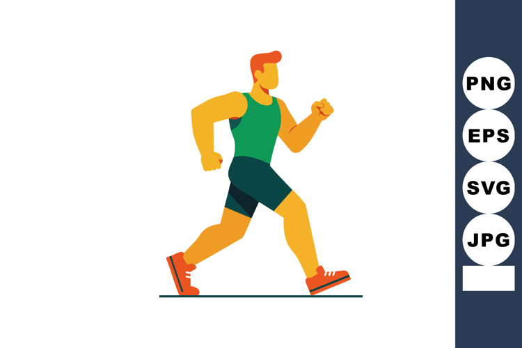 Runner Clipart Image 2