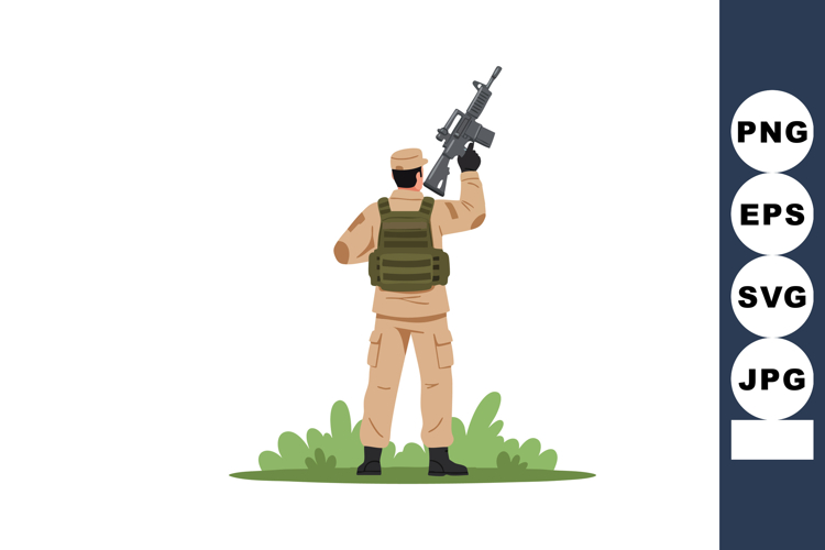 Soldier Clipart Image 9