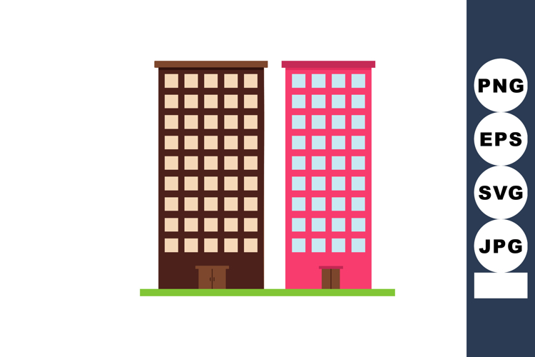 Apartment Building Clipart Image 4