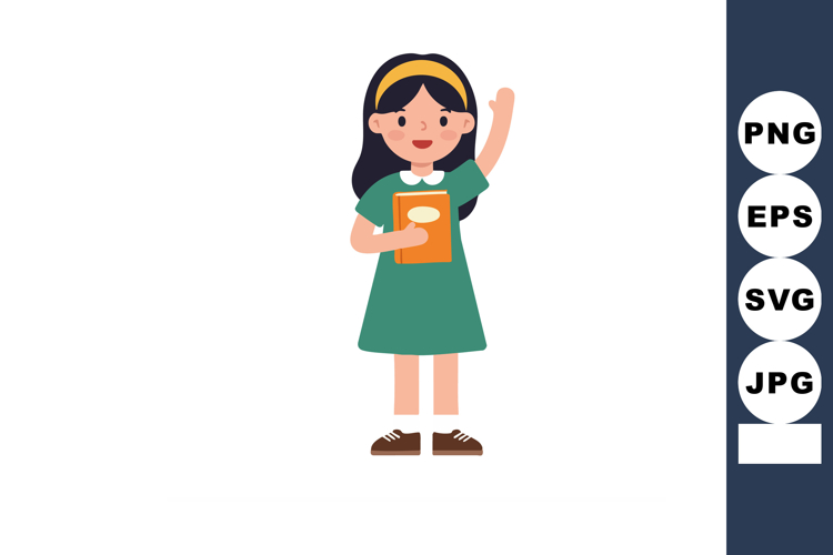 Hand Raising Clipart Image 21