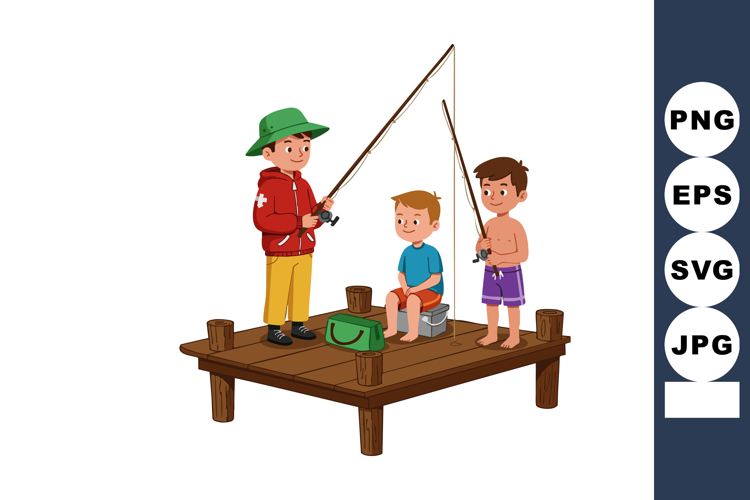 Fishing Rod Clipart Image 2