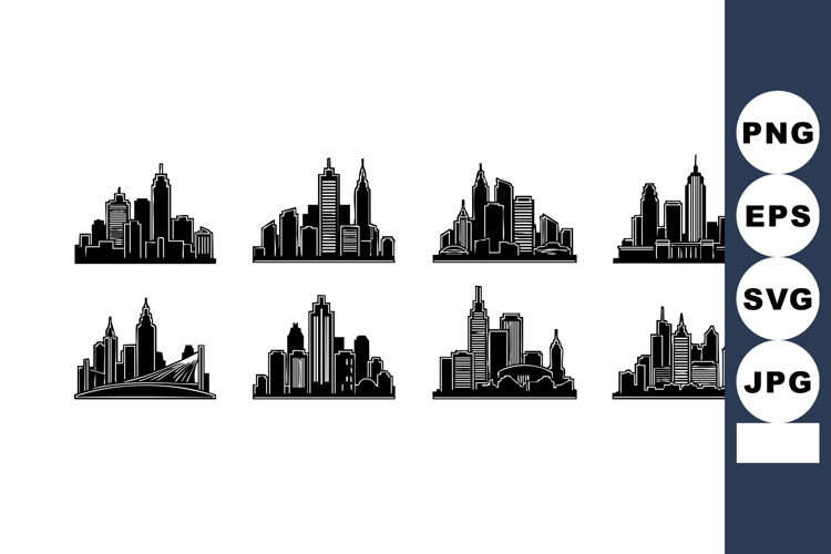 City Skyline Clipart Image 21