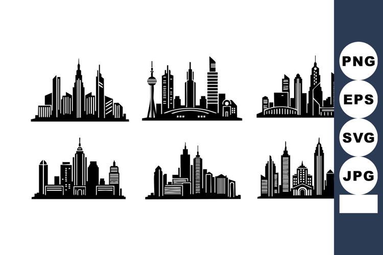 City Skyline Clipart Image 20