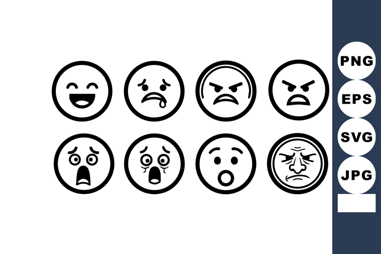 Angry Face Clipart Image 24