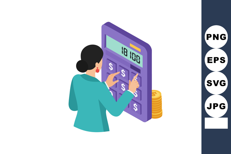 Calculator Clipart Image 18