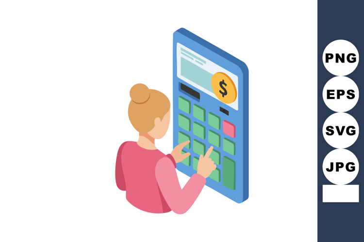 Calculator Clipart Image 17