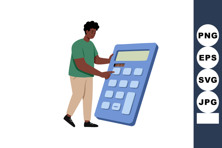 Calculator Clipart Image 16