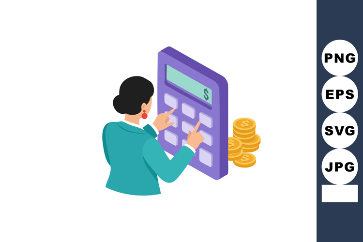 Calculator Clipart Image 14