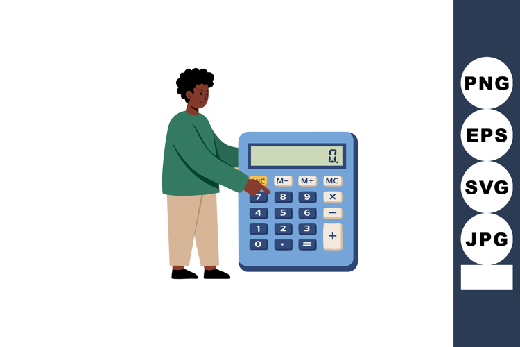 Calculator Clipart Image 11