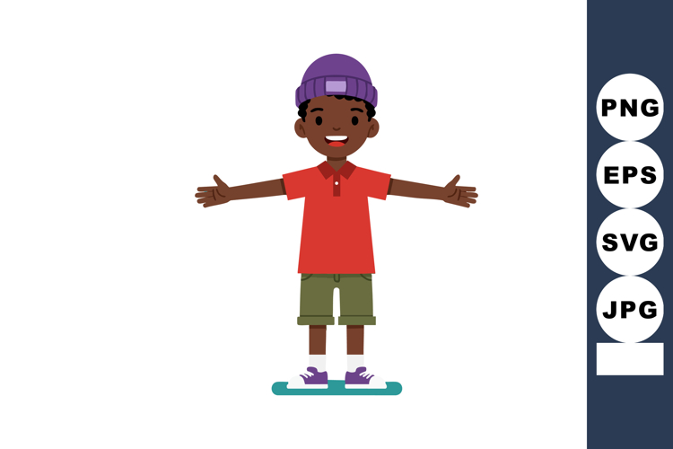  Skateboard Clipart Image 2