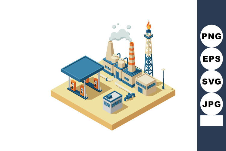 Gas Station Clipart Image 3