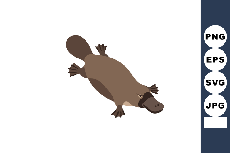 Platypus Clipart Image 4