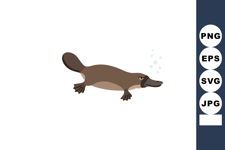 Platypus Clipart Image 3