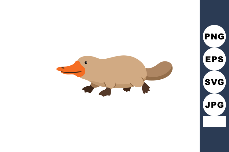 Platypus Clipart Image 2